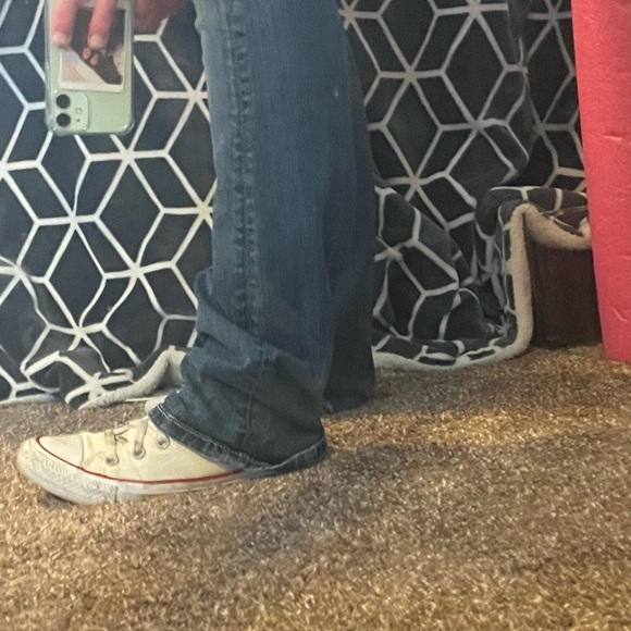 Miss Me 90s Skinny Bootcut Jeans Pocket Embroidery 💙🤍 - Picture 16 of 16